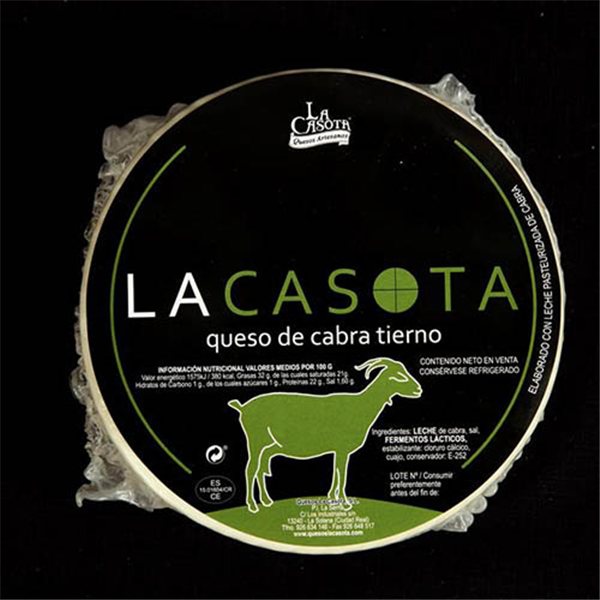 Queso de cabra tierno, La Casota-detalle