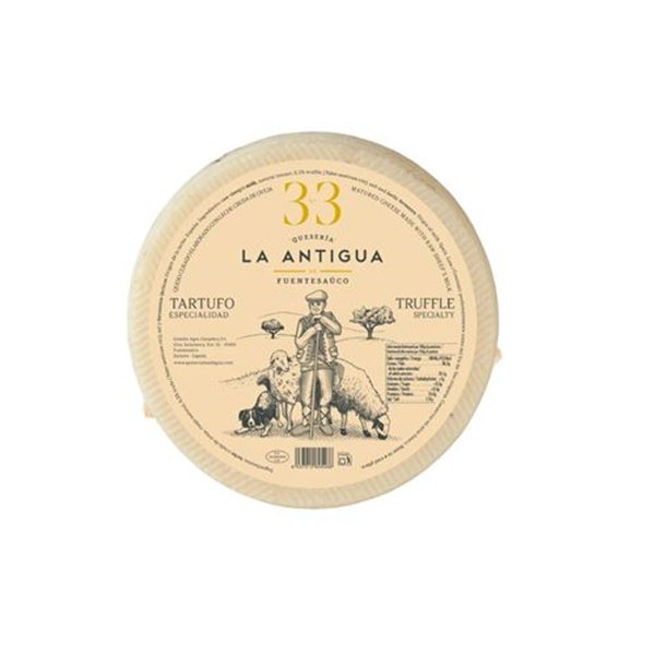 Queso de Oveja al Tartufo, La Antigua-lateral