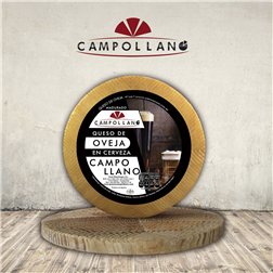 Schafskäse gereift in schwarzem Bier