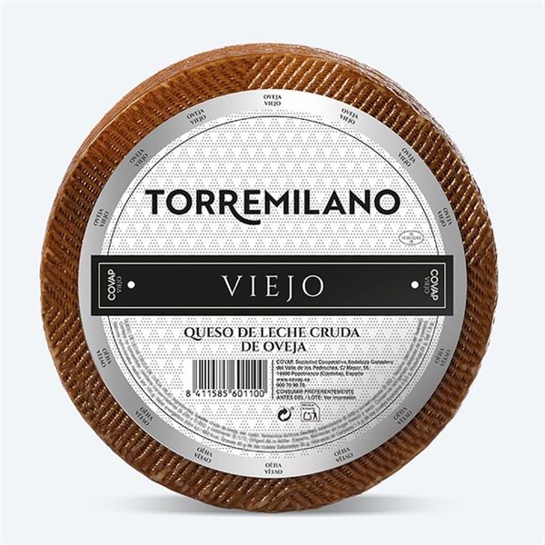 Fromage entier de brebis au lait cru Viejo Torremilano.-detalle
