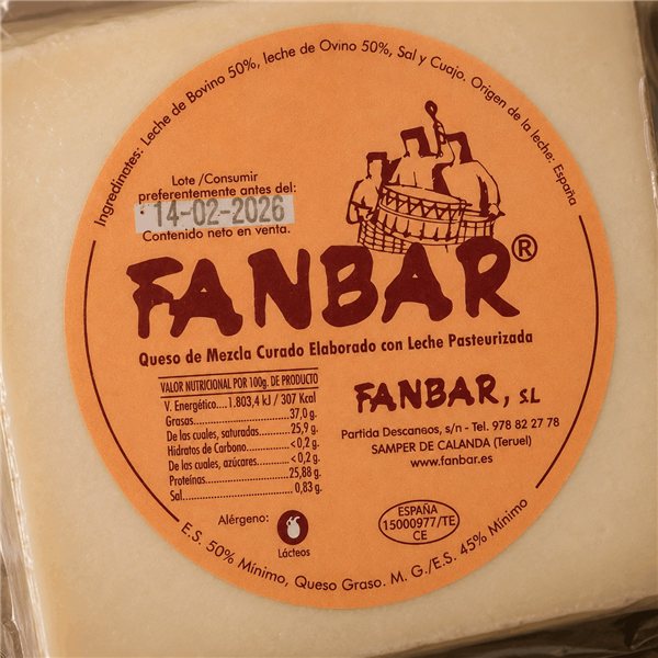Queso Fanbar-lateral