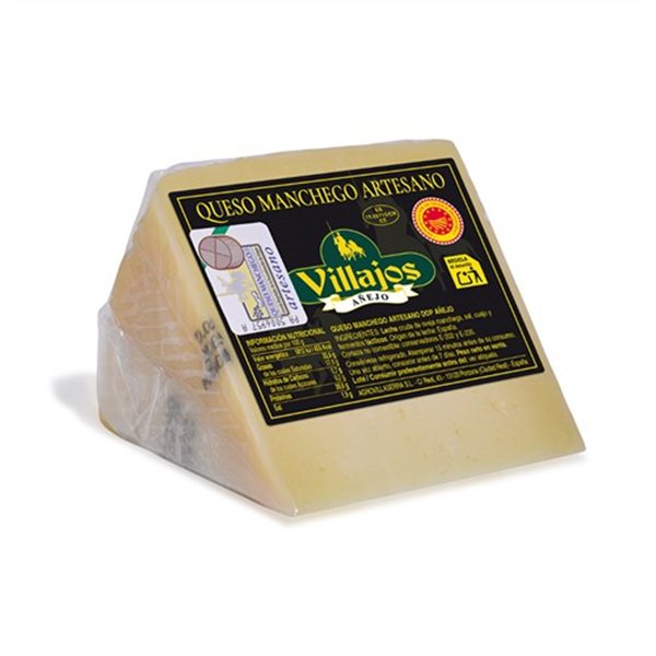 Manchego Cheese D.O.P Añejo, Los Villajos-lateral
