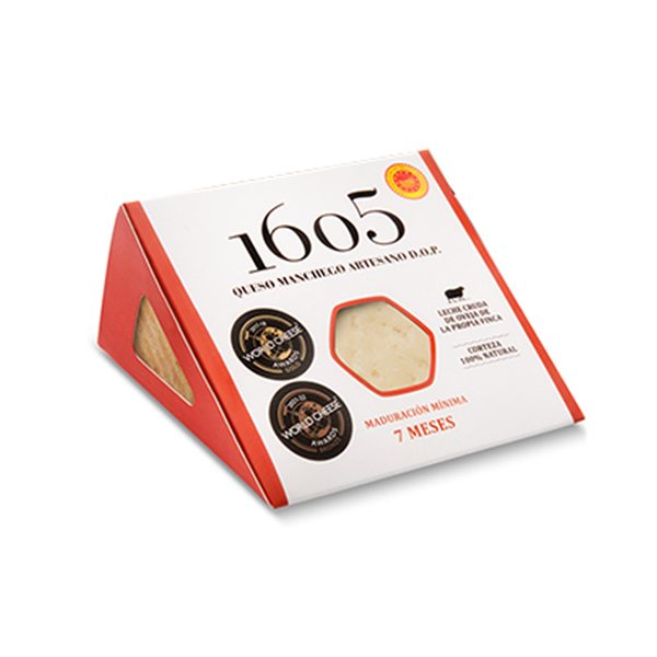 Queso Manchego de Oveja  Selección 7 meses, Quesería 1605-detalle