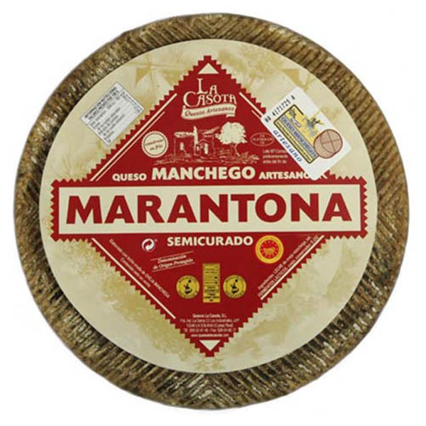 Queso manchego Marantona viejo, La Casota-lateral