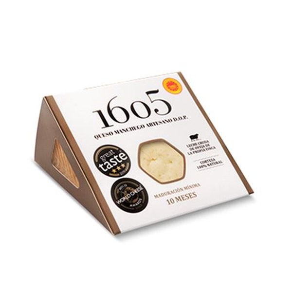 Fromage Manchego Sélection Vieille 10 mois, Quesería 1605-lateral