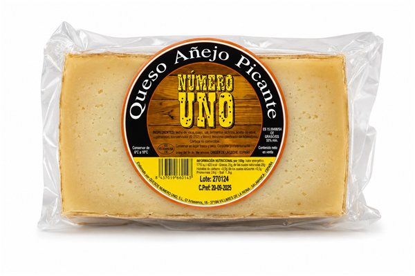 Queso Número Uno añejo picante-lateral