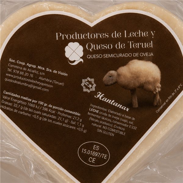 Semi-Cured Sheep Cheese-lateral