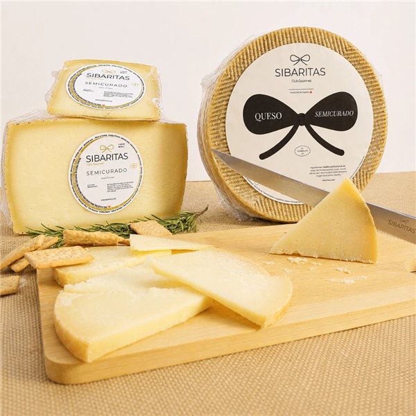 Queso semicurado de oveja-trasera