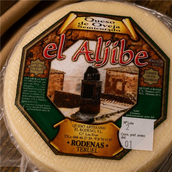 Queso semicurado del Aljibe-lateral