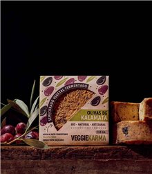 Semi-hard vegan cheese with olives, Veggie Karma