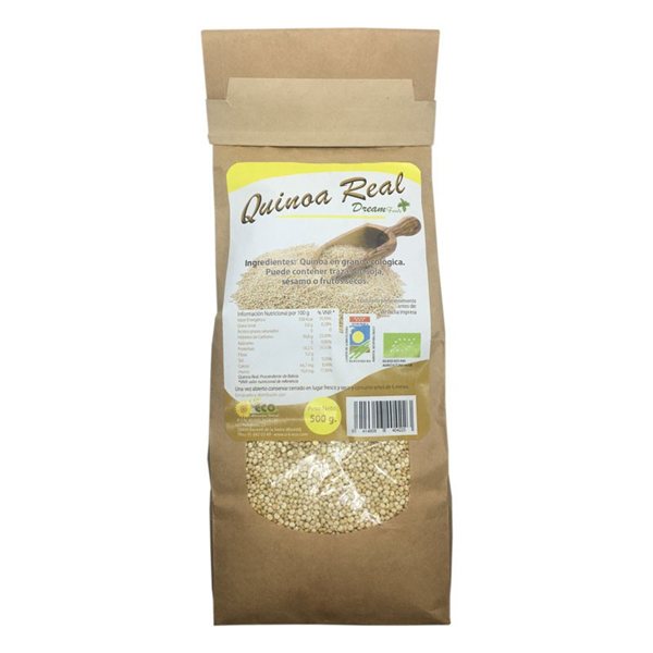 Organic Quinoa 500 g Dream Foods-lateral