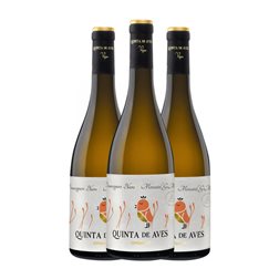 Quinta de Aves Sauvignon y Moscatel Vino de la Tierra de Castilla Crianza 75 cl Vino Blanco (Caja de 3 unidades)