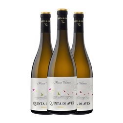 Quinta de Aves Volcánico Moscato 75 cl Vino Blanco (Caja de 3 unidades)