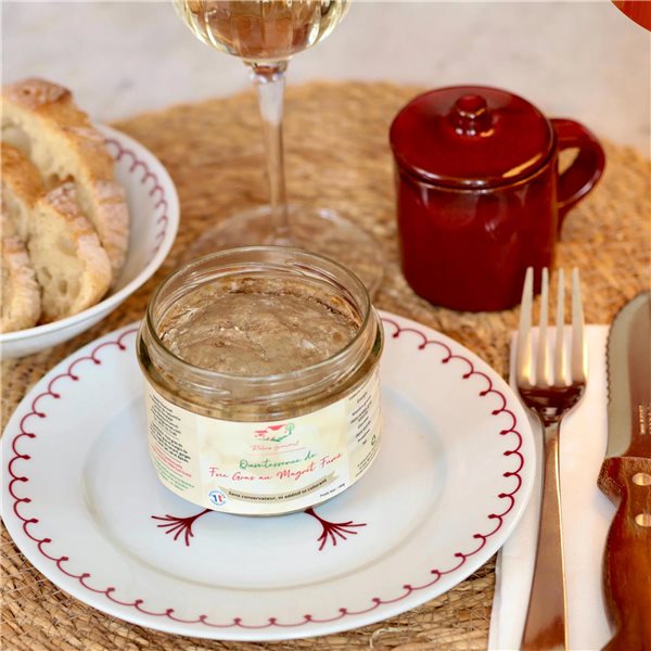 Quintessence de foie gras et de poitrine fumée.-lateral