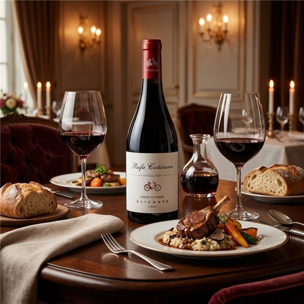 Rafa Cañizares Syrah Tinto-detalle