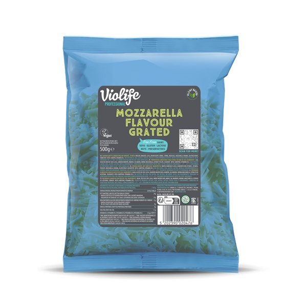 Vegan MOZZARELLA Grated 500g Violife-izquierda