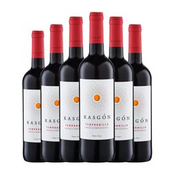 Rasgón Rasgón Tempranillo Vino de la Tierra de Castilla 75 cl Vino Tinto (Caja de 6 unidades)