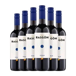 Rasgón Syrah 75 cl Vino Tinto (Caja de 6 unidades)