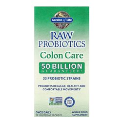 Raw Probiotics Colon Care 30 capsules