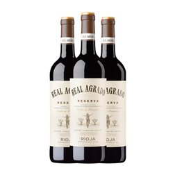 Real Agrado Seco Rioja 75 cl Vino Tinto (Caja de 3 unidades)