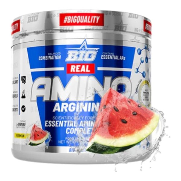 Real Amino Arginine 300 Gr se traduce al francés como "Real Amino Arginine 300 g".-lateral