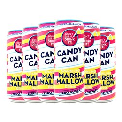 Refrescos Candy Can Lata 33 cl Marshmallow — Malvavisco (Caja de 6 unidades)
