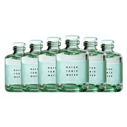 Refrescos Match Tonic Mediterranean — Mediterránea Botellín 20 cl Tonic Water — Tónica (Caja de 6 unidades)