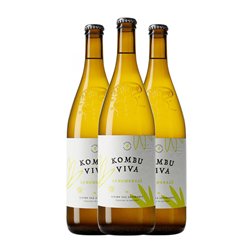 Refrescos Niepoort Kombu Viva Bio — Biológico 1 L Lemongrass — Citronela, Kombucha (Caja de 3 unidades)