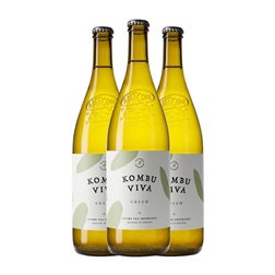 Refrescos Niepoort Kombu Viva Green — Verde Bio — Biológico 1 L Kombucha (Caja de 3 unidades)