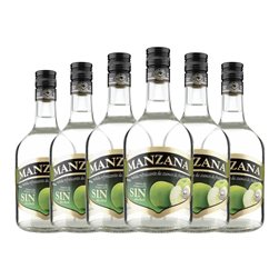 Refrescos Sinc 70 cl Manzana Verde Sin Alcohol (Caja de 6 unidades)