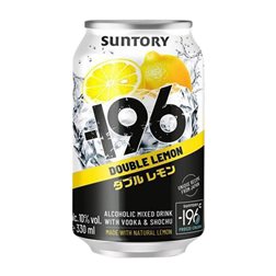 Mixer Caja de 12 unidades Suntory 196 Double Lemon Lata 33 cl