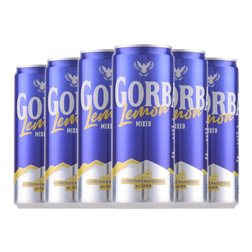 Mixer Gorbatschow Lata 33 cl Lemon — Limón, Vozka — Vodka (Caja de 6 unidades)