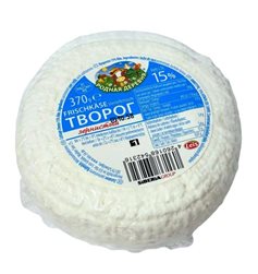 Fresh granular ricotta 15% fat 370g Rodnaya Derevnya