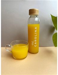 Bouteille en verre réutilisable