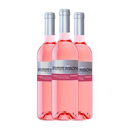 Ribón Tempranillo Seco Ribera del Duero 75 cl Vino Rosado (Caja de 3 unidades)