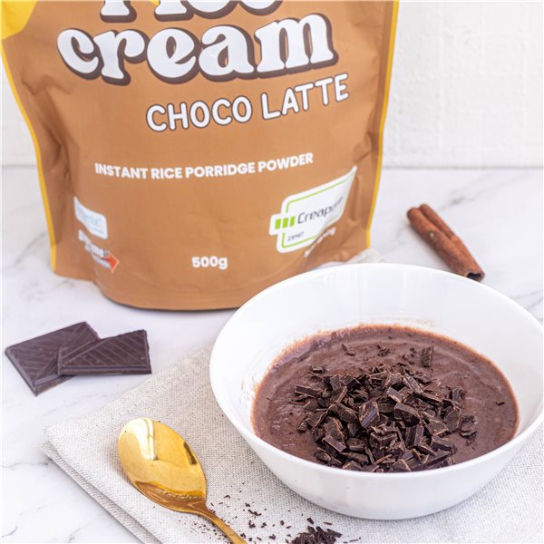 Rice Cream Choco Latte 500g-lateral