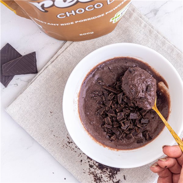 Rice Cream Choco Latte 500g-trasera
