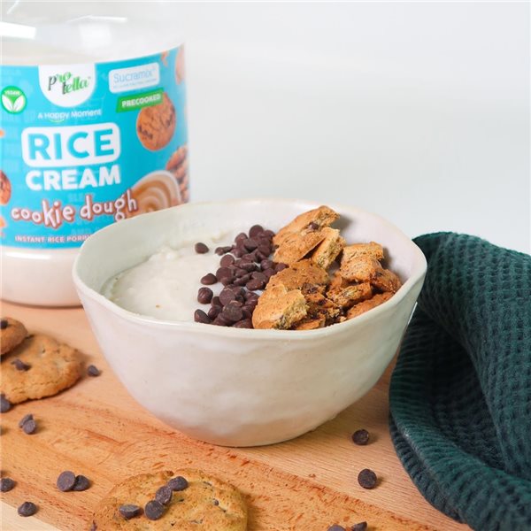 Rice Cream Cookie Dough 500g-lateral