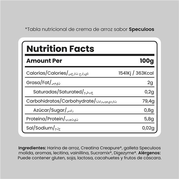 Rice Cream Speculoos 500g-izquierda