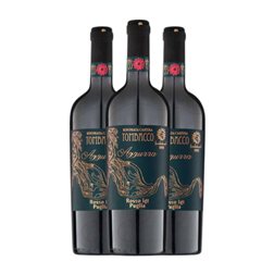 Rinomata Cantina Tombacco Azzurra Puglia Crianza 75 cl Vino Tinto (Caja de 3 unidades)