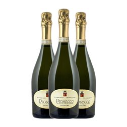 Rizzardi Glera Extra Dry — Extra Seco Prosecco 75 cl Espumoso Blanco (Caja de 3 unidades)