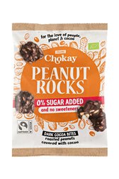 Rocas de Cacahuete con Chocolate Negro BIO