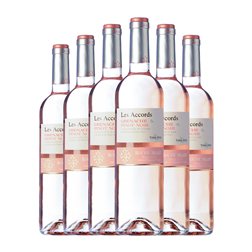 Roche Mazet Les Accords Vin de Pays d'Oc Rosé — Rosado Joven 75 cl Vino Rosado (Caja de 6 unidades)