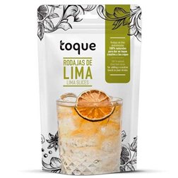 La traducción de "Rodajas de Lima Toque" al francés es "Tranches de lime Toque".