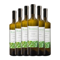 Rodeno Sauvignon Seco Utiel-Requena Superior, Sobre Lías 75 cl Vegano Vino Blanco (Caja de 6 unidades)