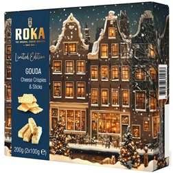Roka Gouda Cheese Crispies & Sticks Winter Edition 200gr.
