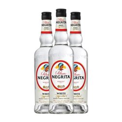 Ron Bardinet Negrita White — Blanco, Signature — de Autor 1 L (Caja de 3 unidades)