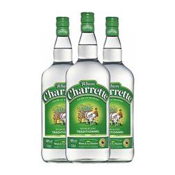 Ron Charrette 40º Blanco, Agricole — Agrícola Botella Especial 1,5 L (Caja de 3 unidades)