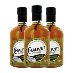 Ron Chauvet Arrangé Botella Medium 50 cl Mango, Piña (Caja de 3 unidades)