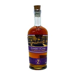 Ron Conde de Cuba Artesanal 7 Años 70 cl